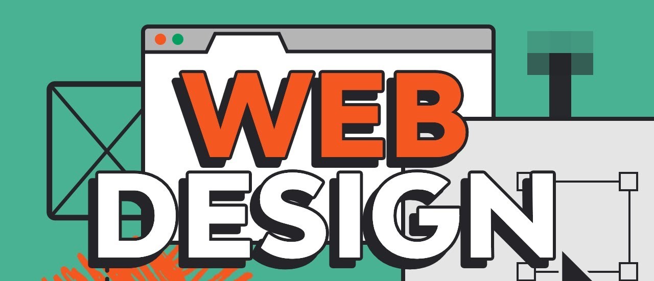 An image showing a Website Design cartoon